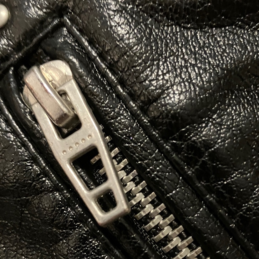 Blank NYC Black Faux LeatherMini Skirt with Zipper Accents - Picture 4 of 9